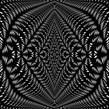 Simetrik dantelli çarpık desen tasarım