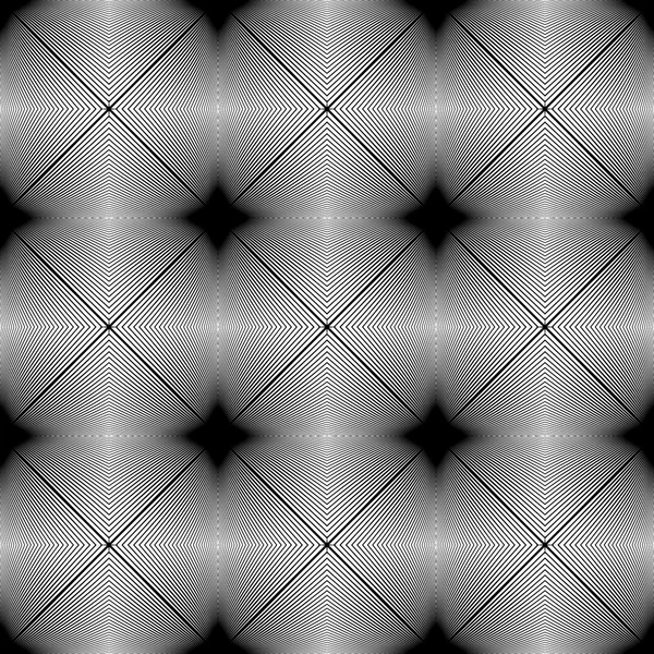 디자인 완벽 한 흑백 패턴 — 스톡 벡터