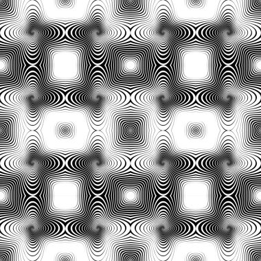 kesintisiz tek renkli geometrik desen tasarım