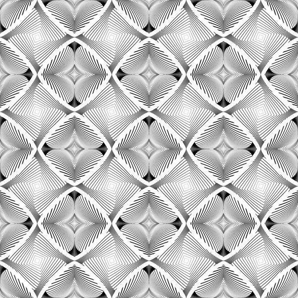 Design nahtlose diamantgestreifte geometrische Muster — Stockvektor