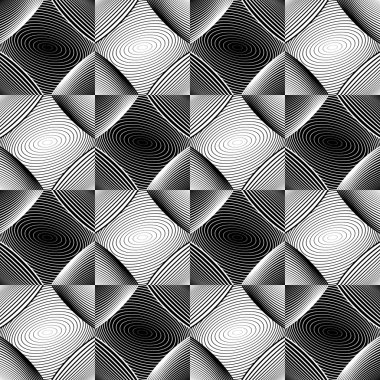 kesintisiz tek renkli geometrik elmas desen tasarım