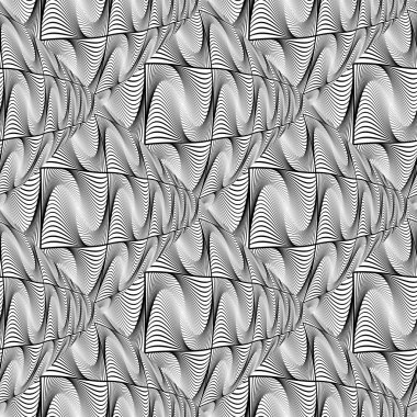 Tasarım sorunsuz tek renkli çarpık kılavuz dalga deseni