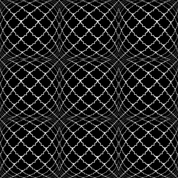 Design motif convexe monochrome sans couture — Image vectorielle
