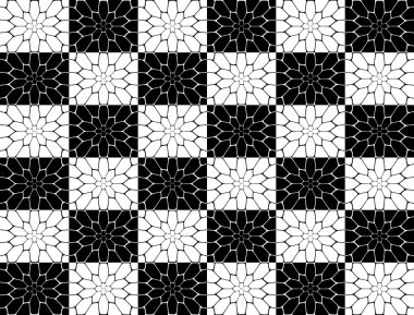 Sorunsuz tek renkli çokgen geometrik desen tasarım