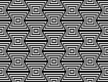 kesintisiz tek renkli zikzak geometrik desen tasarım