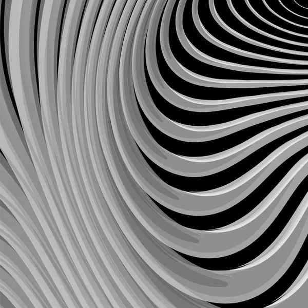 Diseño monocromo paralelo ondulación líneas de fondo — Archivo Imágenes Vectoriales