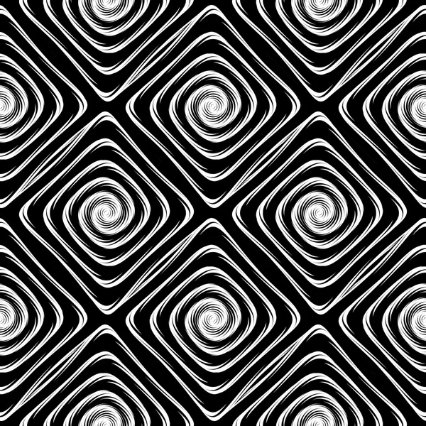 Conception sans couture motif labyrinthe monochrome — Image vectorielle