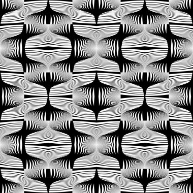 kesintisiz çizgili dekoratif desen tasarım