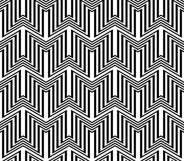 Design seamless monochrome zigzag geometric pattern