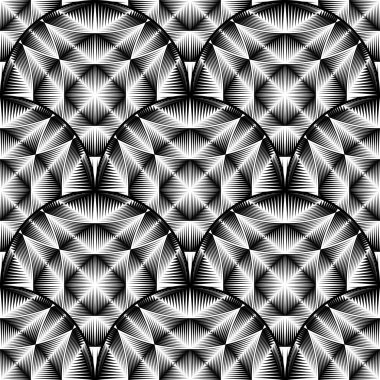 Dikişsiz elips tek renkli desen tasarım