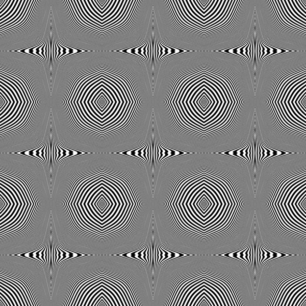 Diseño de fondo abstracto monocromo sin costuras — Vector de stock