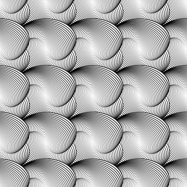 Sorunsuz tek renkli sallanan desen tasarım