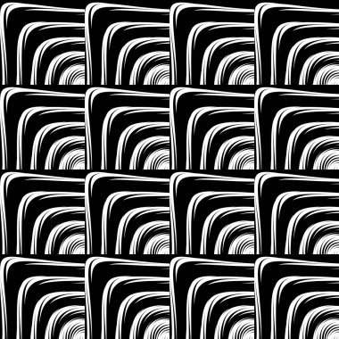 kesintisiz tek renkli geometrik desen tasarım