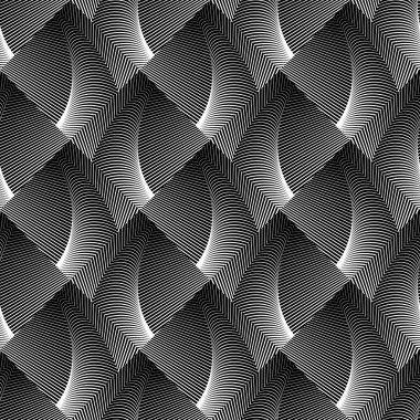 Dikişsiz soyut desen tasarım