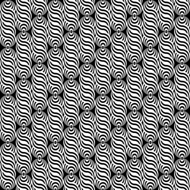 Geometrik desen sallayarak sorunsuz tek renkli tasarım