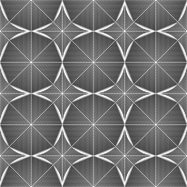 Sorunsuz tek renkli sekizgen desen tasarım