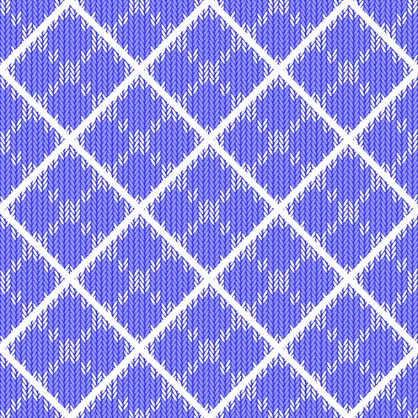 Conception coloré motif tricoté sans couture — Image vectorielle