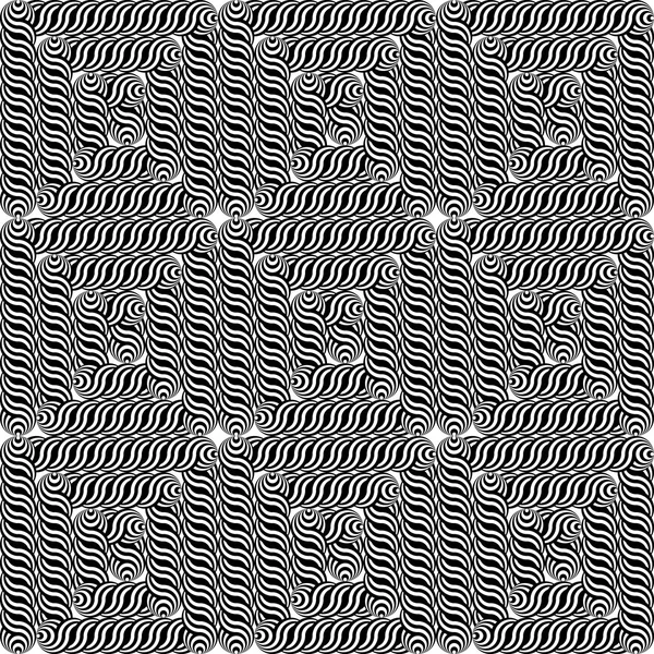 Design seamless monochrome labyrinth pattern — Stock Vector