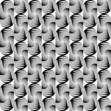 Sorunsuz tek renkli mozaik desen tasarım