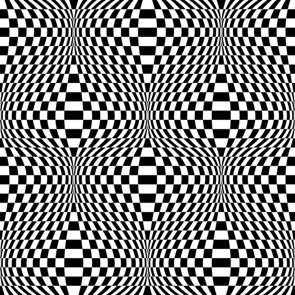 Design seamless monochrome checkered background — Stock Vector