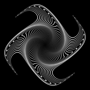 Tasarım tek renkli hareketi yanılsama öğesi