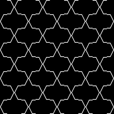 Dikişsiz kılavuz geometrik desen tasarım