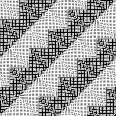 Sorunsuz tek renkli köşegen zikzak desen tasarım