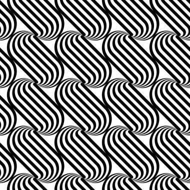 Geometrik desen sallayarak sorunsuz tek renkli tasarım