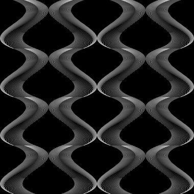 Sorunsuz tek renkli büküm desen tasarım