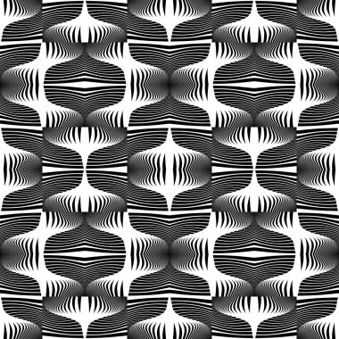 kesintisiz çizgili dekoratif desen tasarım