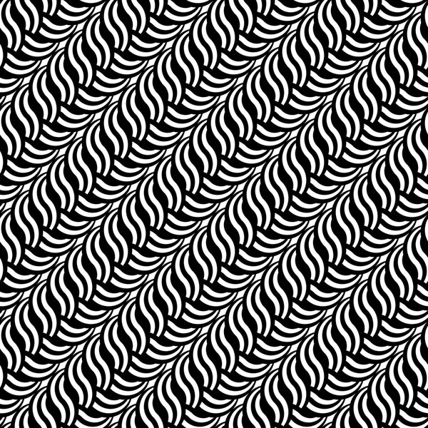 Бесшовный монохромный чересстрочный рисунок
