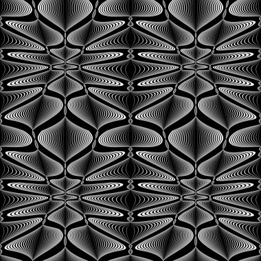 Tasarım sorunsuz tek renkli zikzak dalga deseni