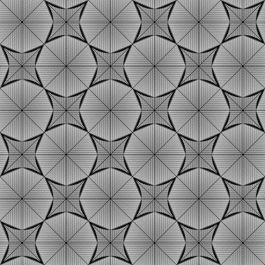 Sorunsuz tek renkli sekizgen desen tasarım