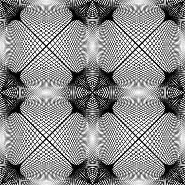 kesintisiz tek renkli dekoratif desen tasarım