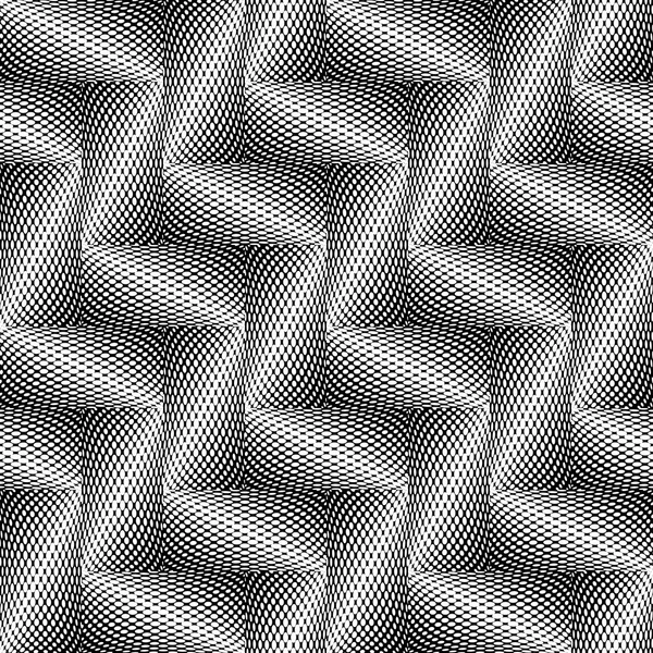 Diseño inconsútil patrón de puntos monocromáticos — Archivo Imágenes Vectoriales