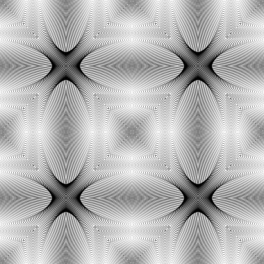 Dikişsiz elips tek renkli desen tasarım