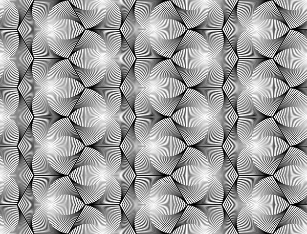 kesintisiz tek renkli altıgen geometrik desen tasarım