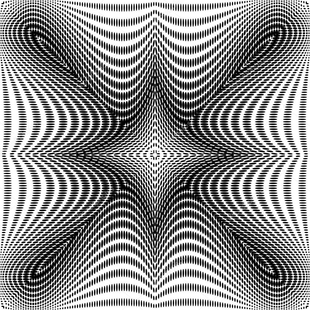 Design monochrome symmetric dots background