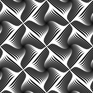 kesintisiz çizgili geometrik desen tasarım