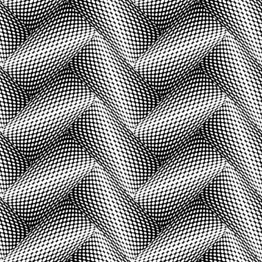 Design seamless monochrome dots pattern clipart