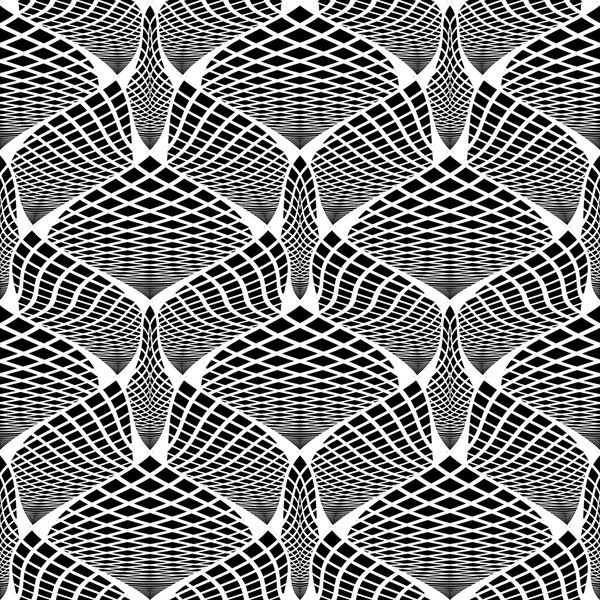 디자인 완벽 하 게 흑백 체크 패턴 — 스톡 벡터