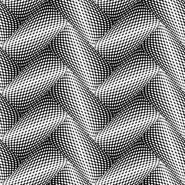 Design seamless monochrome dots pattern — Stock Vector