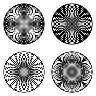 Tasarım daire öğeleri kümesi