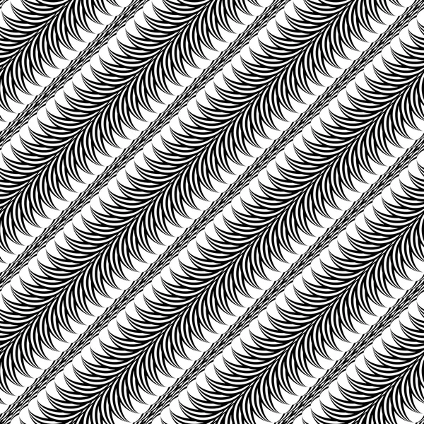 Diseño inconsútil patrón diagonal monocromo — Vector de stock