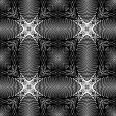 Dikişsiz elips tek renkli desen tasarım