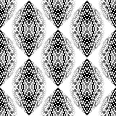 Dikişsiz elips tek renkli desen tasarım