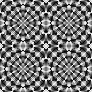 Sorunsuz tek renkli mozaik desen tasarım