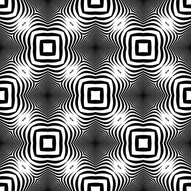 kesintisiz tek renkli geometrik desen tasarım