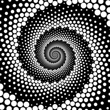 Tasarım sarmal noktalar zemin