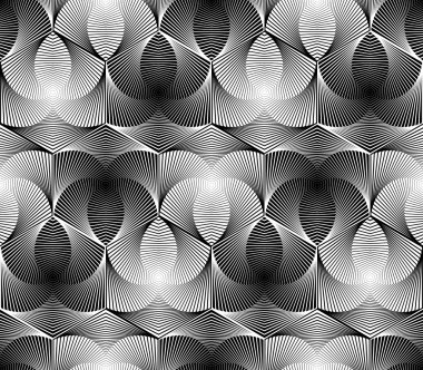 kesintisiz tek renkli altıgen geometrik desen tasarım